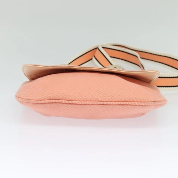 BURBERRY Blue Label Shoulder Bag Canvas Pink Auth - Picture 5 of 14